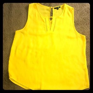 XL Yellow Papermoon Brand Tank